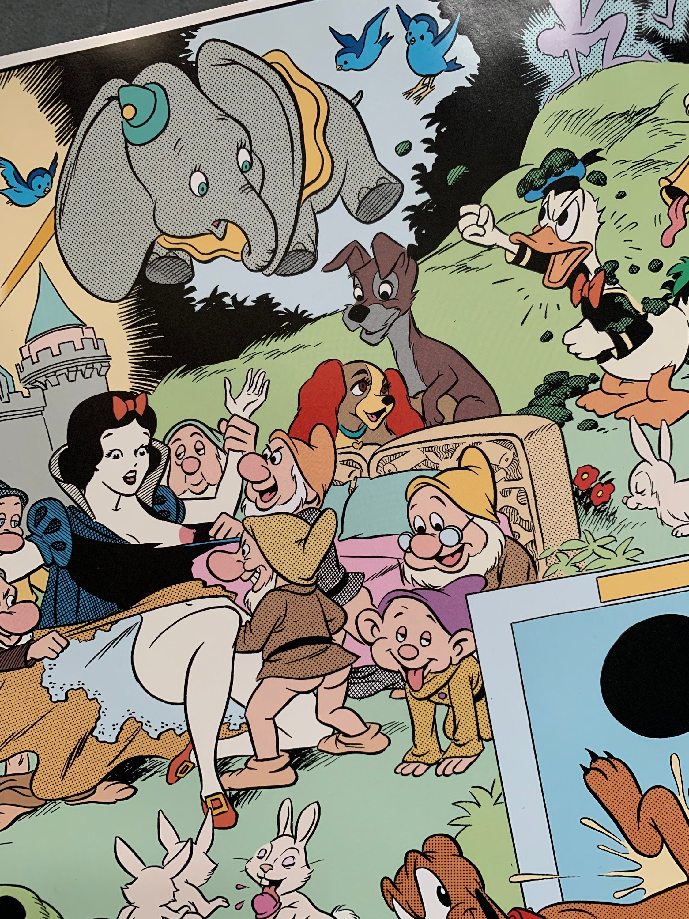 Vintage Risqué “Wally Wood Disneyland Memorial Orgy“ Poster Vintage Risqué “Wally Wood Disneyland Memorial Orgy“ Poster