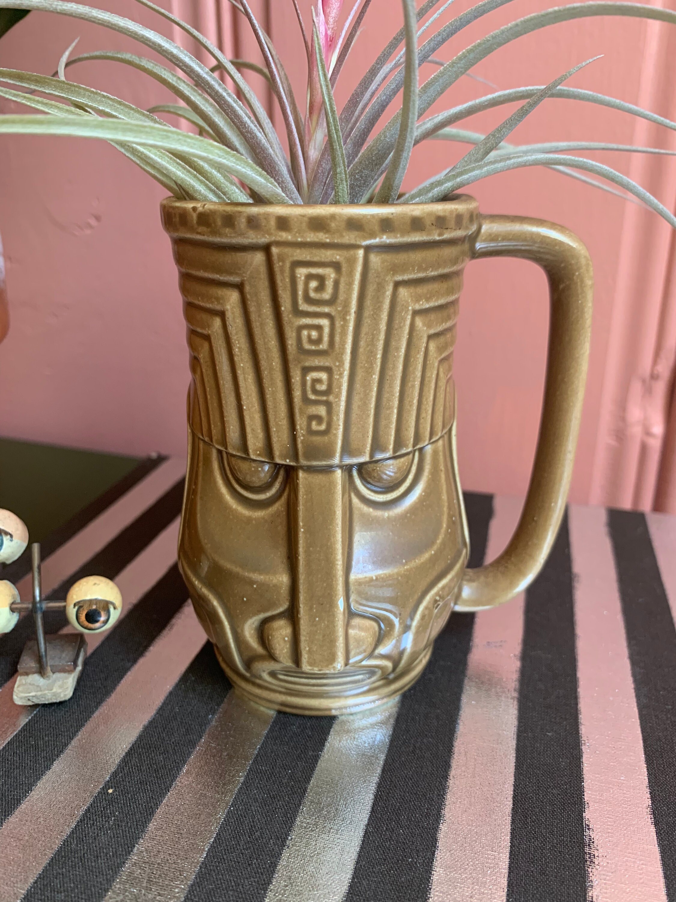 Mid Century Ceramic Tiki Bar Mug by Westwood Japan