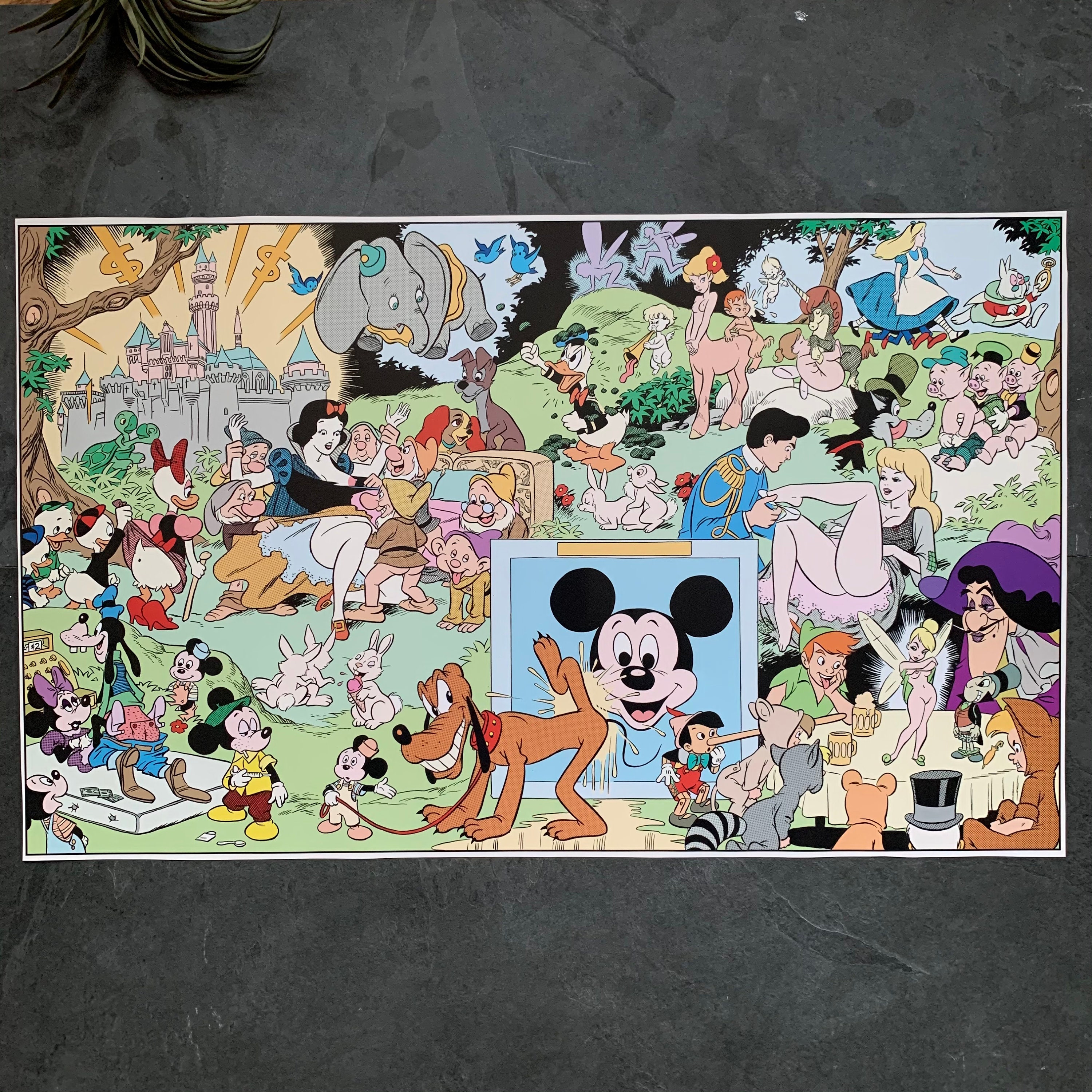 Disney land memorial orgy poster