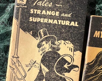 Rare Antique Strange & Supernatural Story Booklet With Devil Cover