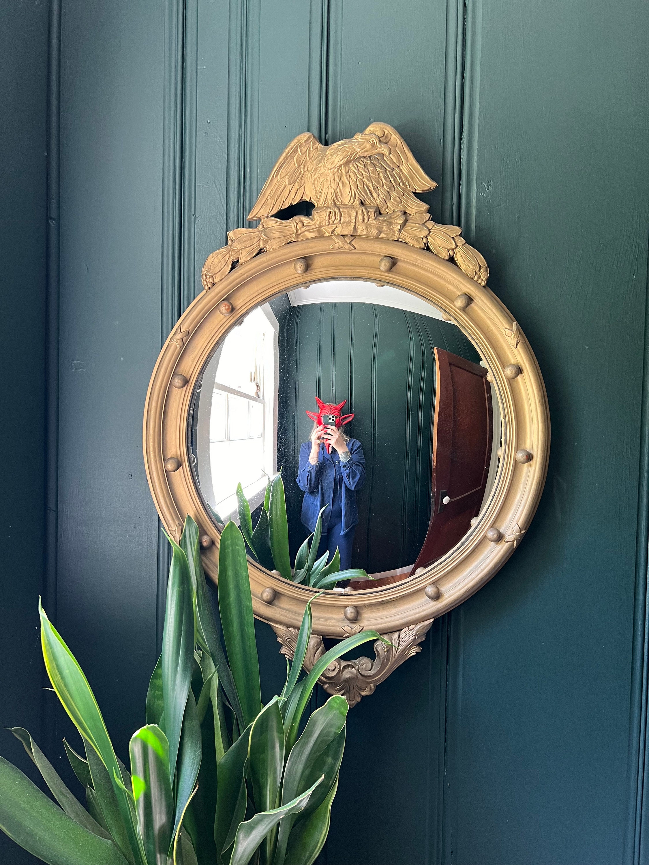 Gold Eagle Mirror - Etsy Gold Eagle Mirror - Etsy