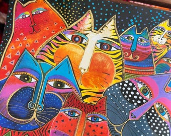 Vintage "Fantastic Felines" Laurel Burch Artist Book