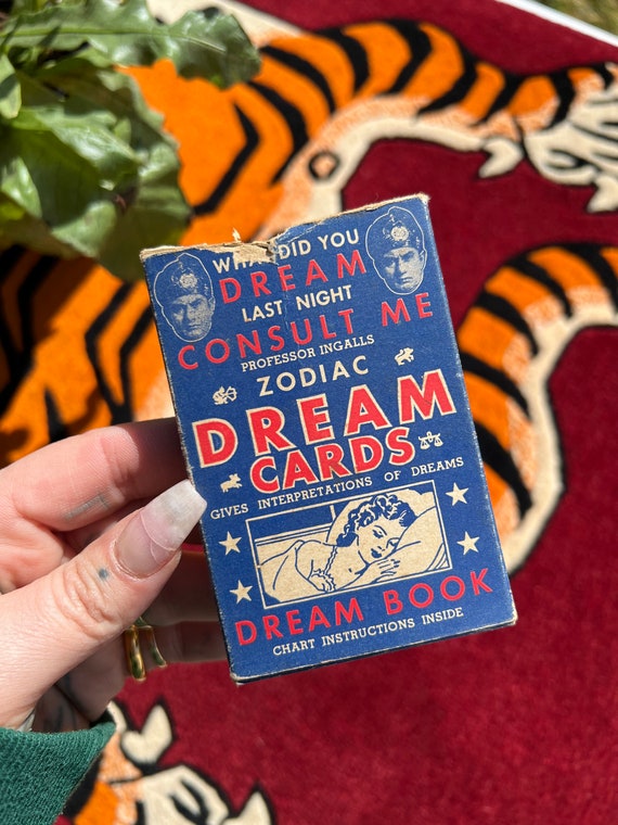 1930's Professor Ingalls Zodiac Dream Cards With Original Instructions And Box