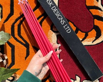 Set Of Twelve Tall Taper Candlesticks In Original Box By Dansk Designs LTD