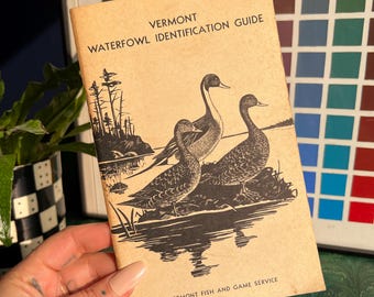 1950's "Vermont Waterfowl Identification Guide" Book