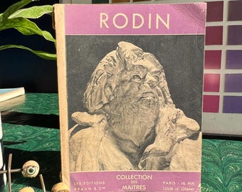 Vintage French “Rodin: Collection Des Maitres” Sculptures And Drawings Art Book