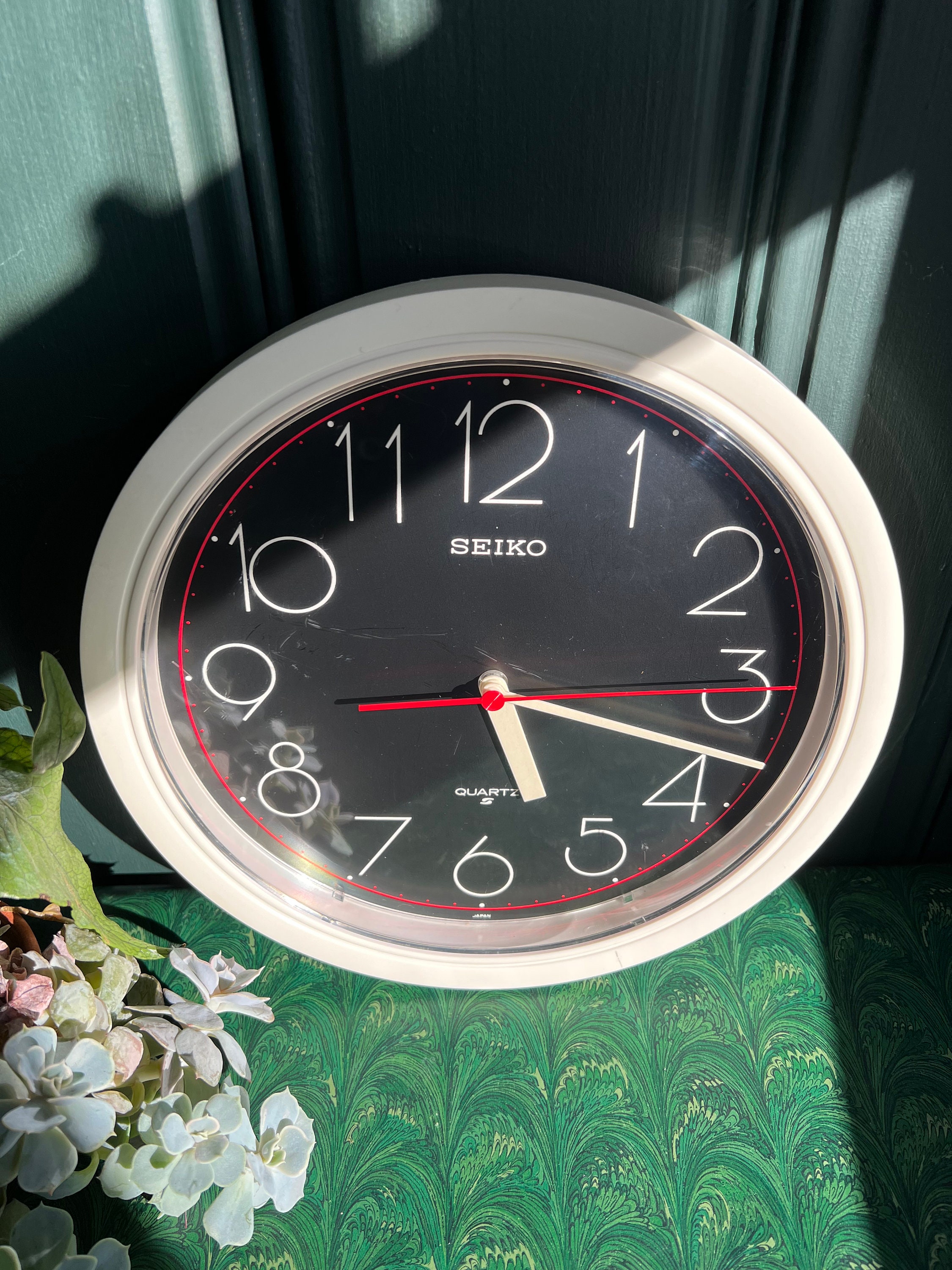 Vintage Post Modern Seiko Japan Wall Clock