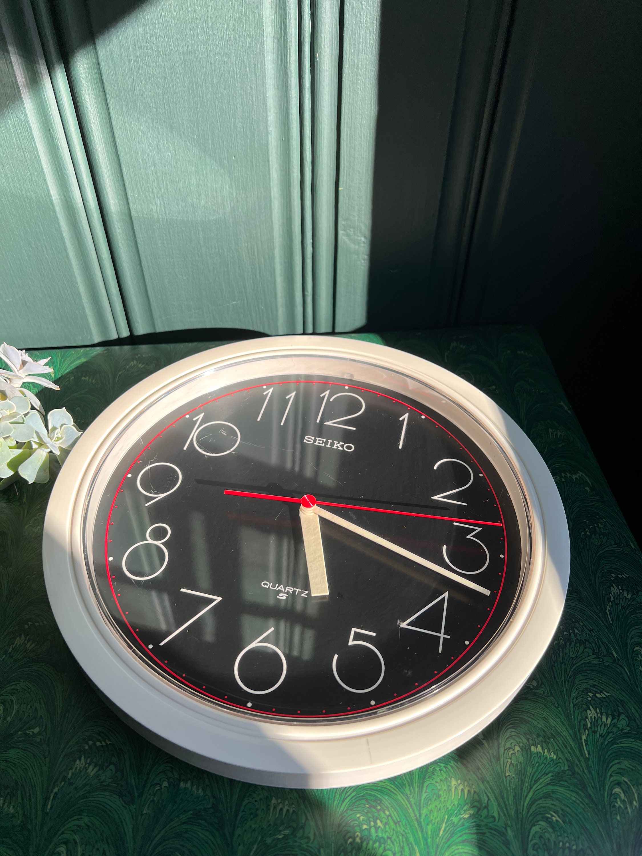 Vintage Post Modern Seiko Japan Wall Clock