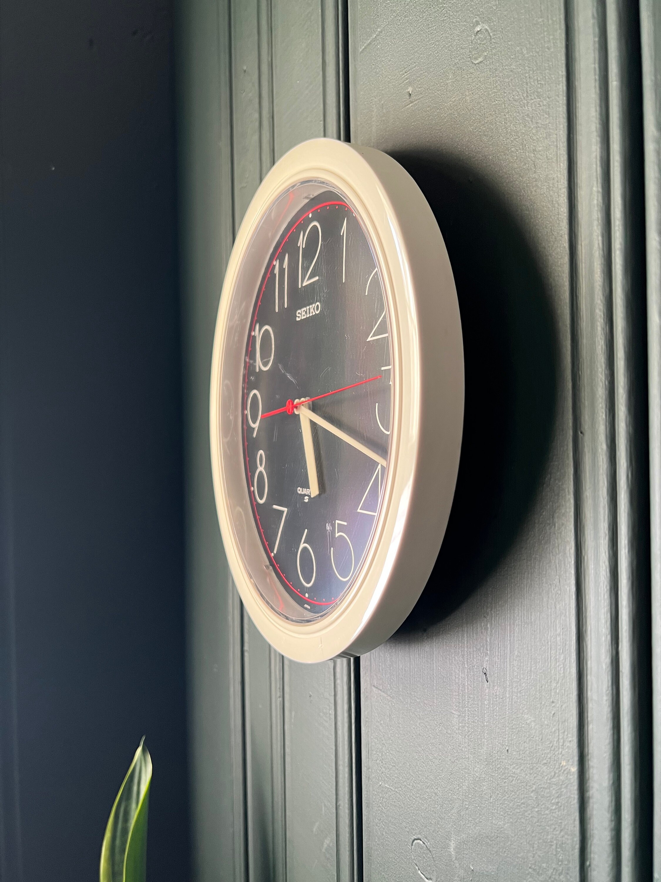 Vintage Post Modern Seiko Japan Wall Clock