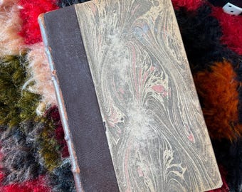 1940's Aldous Huxley Musique Nocturne "Music at Night" Essay Collection Leather Book With Marbling