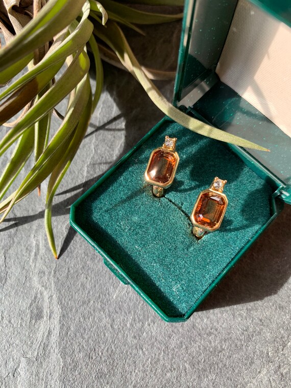 Vintage Christian Dior Clip On Earrings
