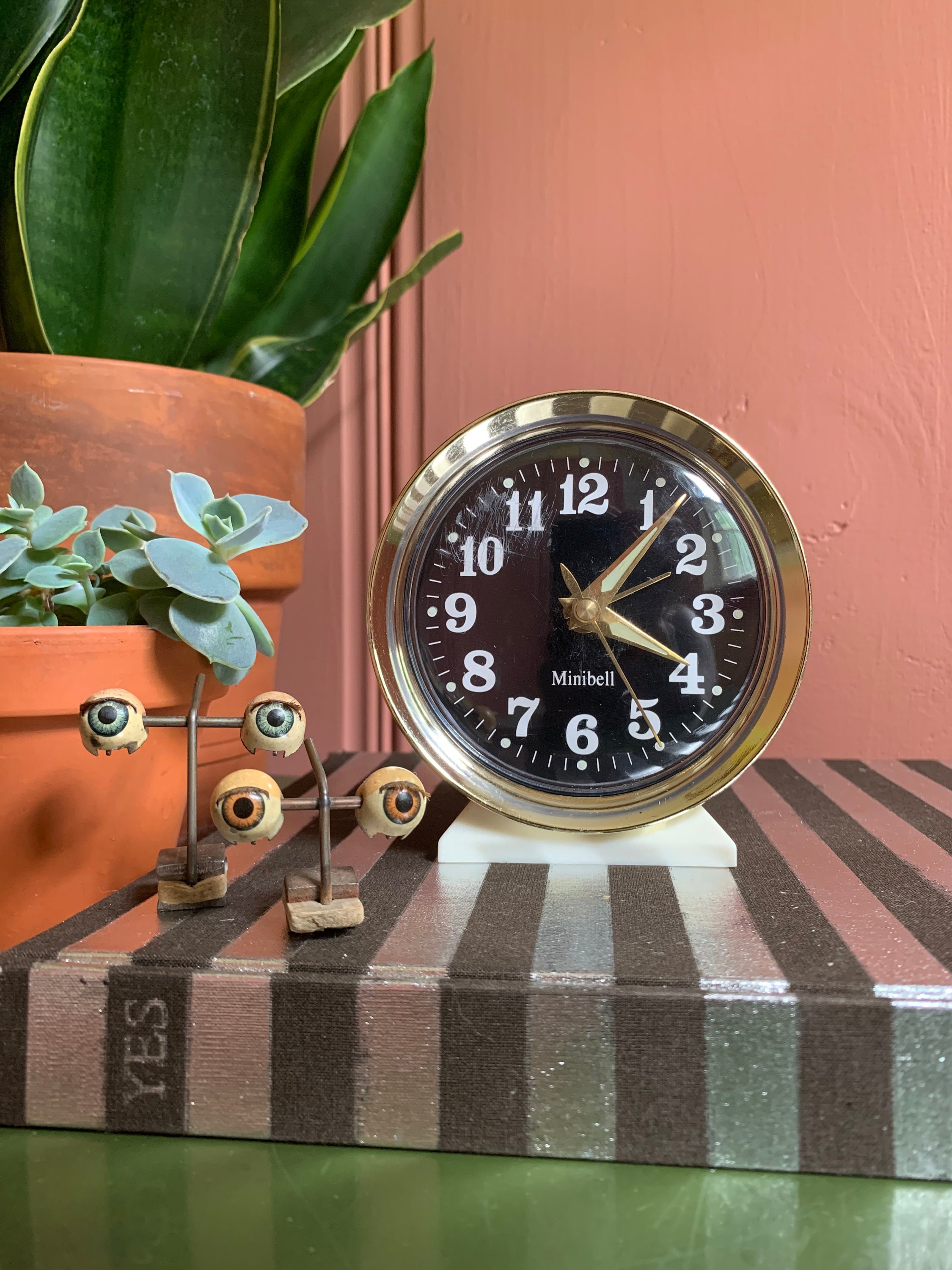 Vintage Minibell Bedside Alarm clock For Display