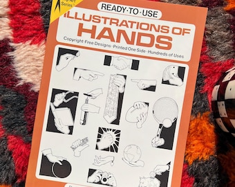 1990’s "Illustrations Of Hands" Dover Clip Art Book