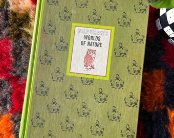 1960's Walt Disney's The Wonderful Worlds Of Nature Book