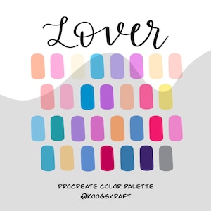 Lover Taylor's Version Procreate Color Palette