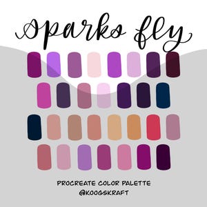 Sparks Fly Taylor&#39;s Version Procreate Color Palette