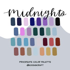 Midnights Taylor's Version Procreate Color Palette