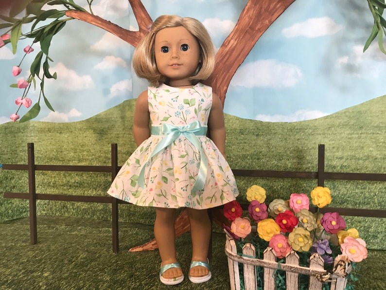 18 in doll clothes American Girl fitting Spring/Summer dress