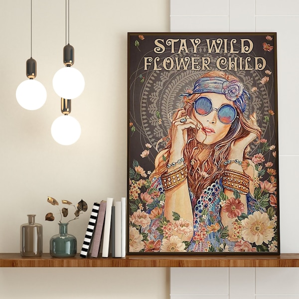 Hippie Wall Art Etsy