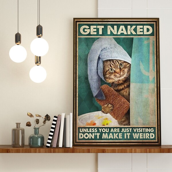 Cute Bathroom Art Etsy