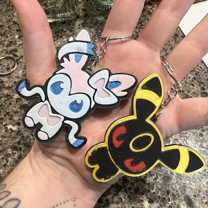 Eevee Umbreon Sylveon Keychain Car Key Dangle Backpack