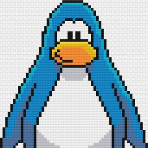 Club Penguin Cross Stitch Pattern