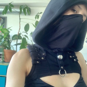 DAMs VEST Deluxe Apocalypse Militant Shrug - One of a Kind Army Chic, Futuristic, Sci-fi, Casually High Fashion Bolero, Custom Color Options