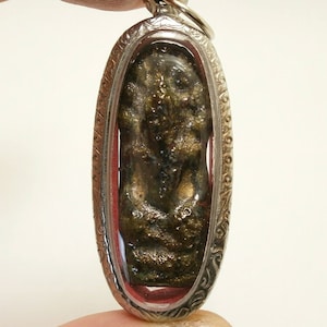 Phra Nakprok Nadoon Amulet: Thai Buddha Naga Protection Pendant