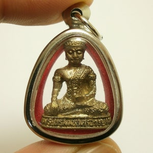 Lord Buddha Amulet: Thai Blessed Pendant for Prosperity