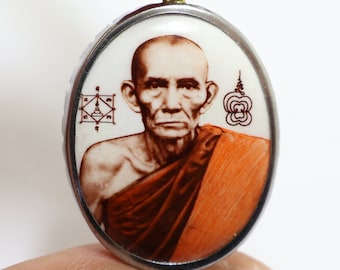 【鑑定書付】有事の護身　泰柬埔寨の戦場を護る戦神ハヌマーン御守　プラクルアン　B 鑑定書付】有事の護身 泰柬埔寨の戦場を護る戦神ハヌマーン御守