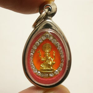 Lord Ganesha Amulet: Hindu God of Success, Good Luck Charm