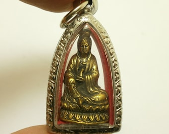 Details about   64MM Small Curio Chinese Bronze Buddhism Kwan-yin Guan Yin Goddess Pendant 