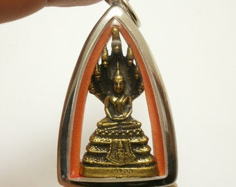 Naga-boeddha-amulet: Thaise Nakprok-hanger, zaterdaggeboortebescherming