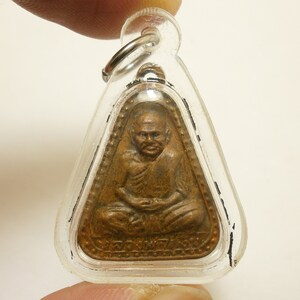 LP Ngern Buddha Amulet: Thai Wealth & Prosperity Pendant (1972)