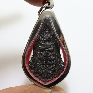 Thao Wessuwan LP Pat of Huayduan Temple Asura Deva Wealthy King Lord of all Treasure pendant blessed Yak amulet wealth rich lucky success