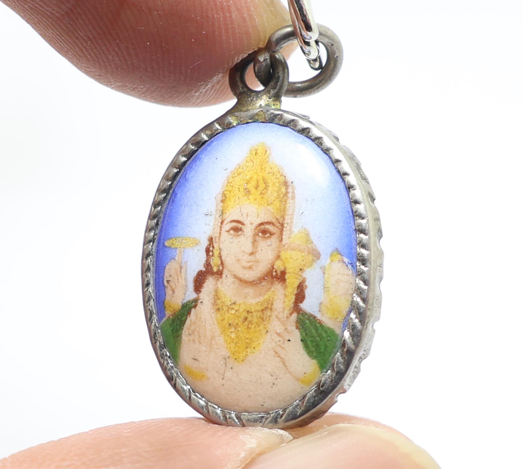 藤井風 ヴィシュヌ神 ペンダント ネックレス ヴィシュヌ神アミュレット: ヒンドゥー教の神のペンダント ネックレス