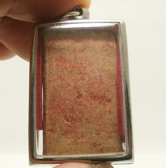 Somdej Toh Buddha Amulet Pendant: LP Nak Blessed Thai Talisman View 2