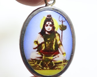 【新品】シヴァ神マハデヴァ オム・ペンダントヘッド＋ステンレスチェーン♡おまけ付 新品】シヴァ神マハデヴァ オム・ペンダントヘッド＋ステンレス