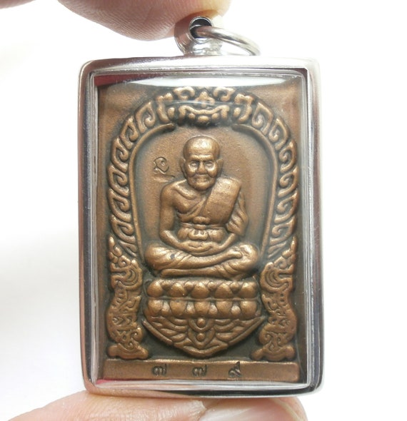 LP Tuad Wat Pa-Koh pendant (2) Thai LP Sang Buddha