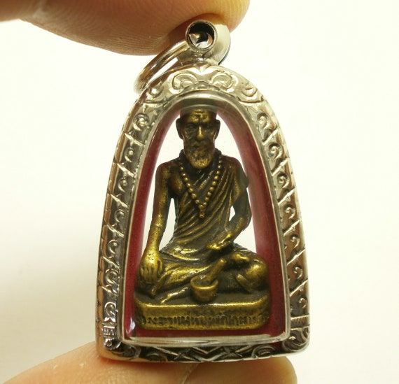 Hermit Cheevaka blessing for healing good health ruesri lersi Cheevok Cheewok Thai pendant amulet Thailand nice lucky gift talisman