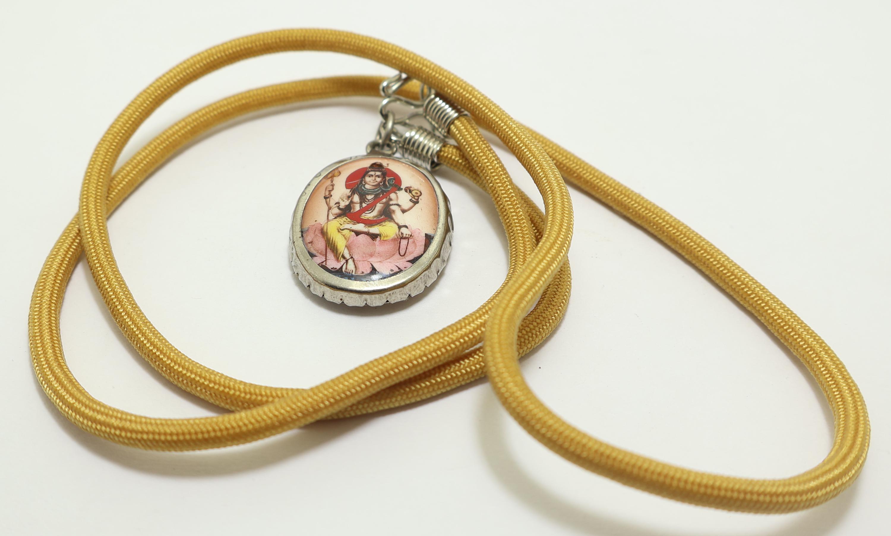 シヴァ神マハデフペンダントネックレス：ヒンドゥー教の神オームの