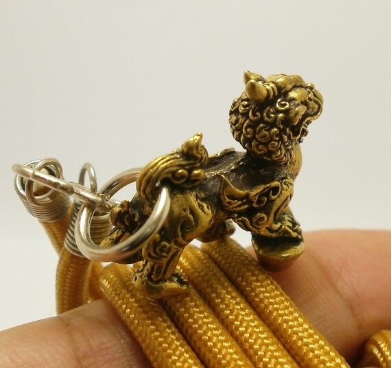 natural gold Obsidian brave troops peace buckle good luck amulet pi yao pendants