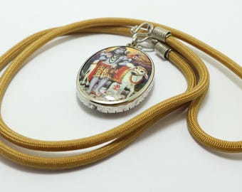 シヴァ神の大きなペンダント：ヒンドゥー教の神オームのお守り、強力な