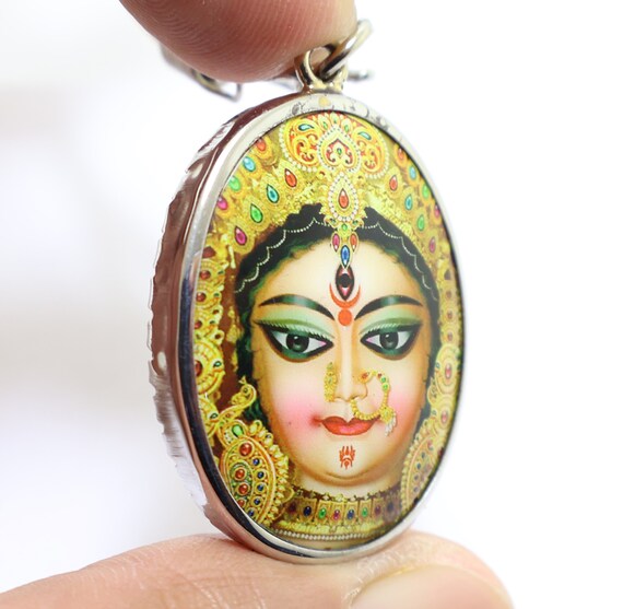 Durga Big pendant Kali Shakti Maa Uma Devi Parvat… - image 5