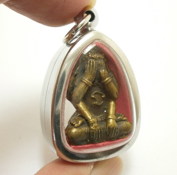 Phra Pidtawan pitta pidta Thai Pendant amulet ble… - image 7