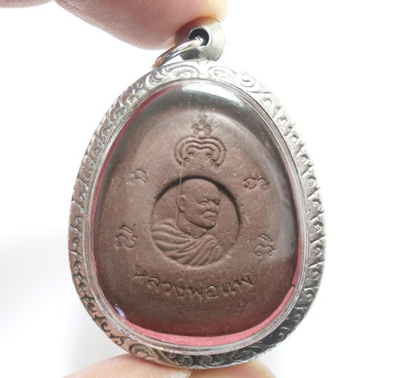 Phra Pidta LP Pae Blessed 1988 Pitta Wat Pikulthong Close Eye Buddha Magic  Miracle Thai Amulet Pendant Strong Life Protection Rare Gift -   Singapore