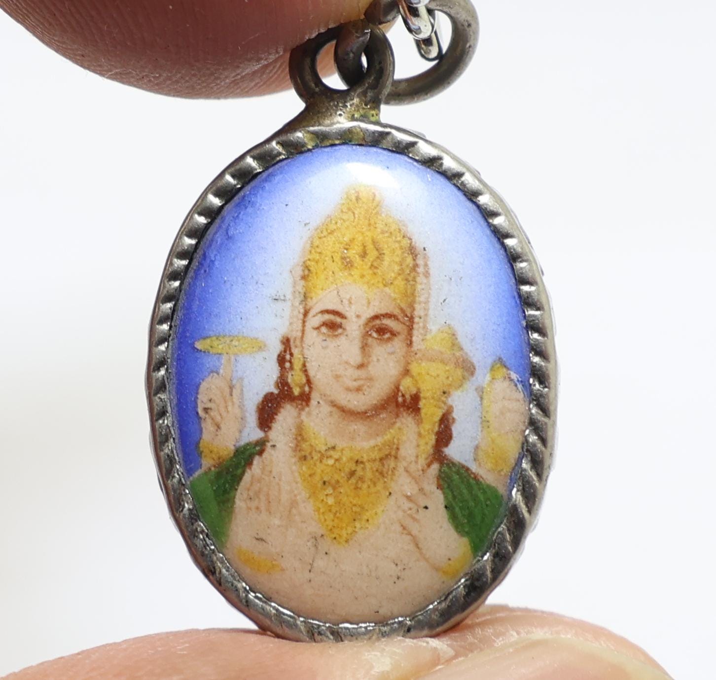 ヴィシュヌ神 ペンダント ネックレス ヴィシュヌ神アミュレット: ヒンドゥー教の神のペンダント ネックレス