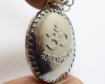 シヴァ神とガネーシャのビッグペンダント：ヒンドゥー教の神のお守り