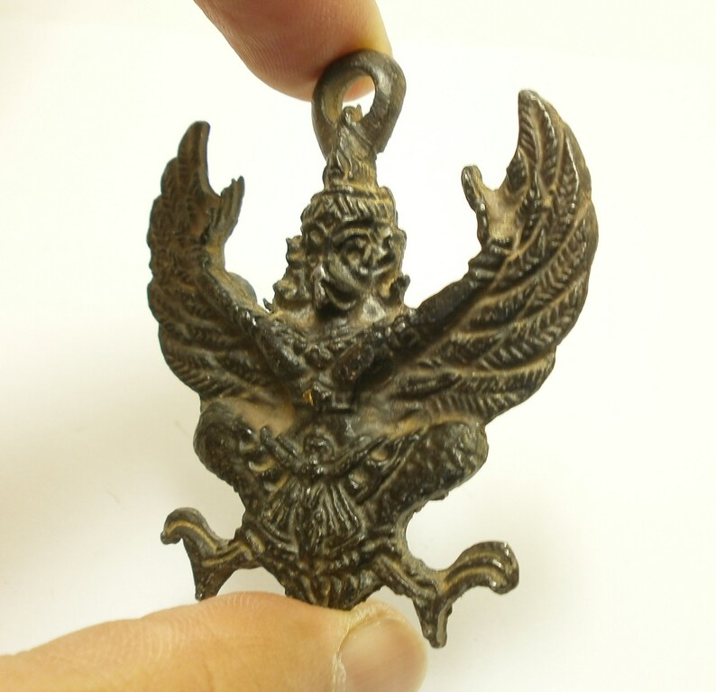 Phaya Krut Garuda Magic Metal Eagle Bird Back 5 Benjapakee - Etsy