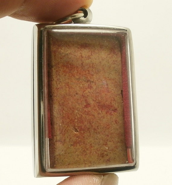 Somdej Toh Buddha Amulet Pendant: LP Nak Blessed Thai Talisman View 4